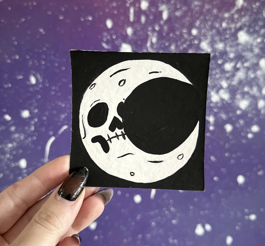 Pääkallokuu - Maalaus