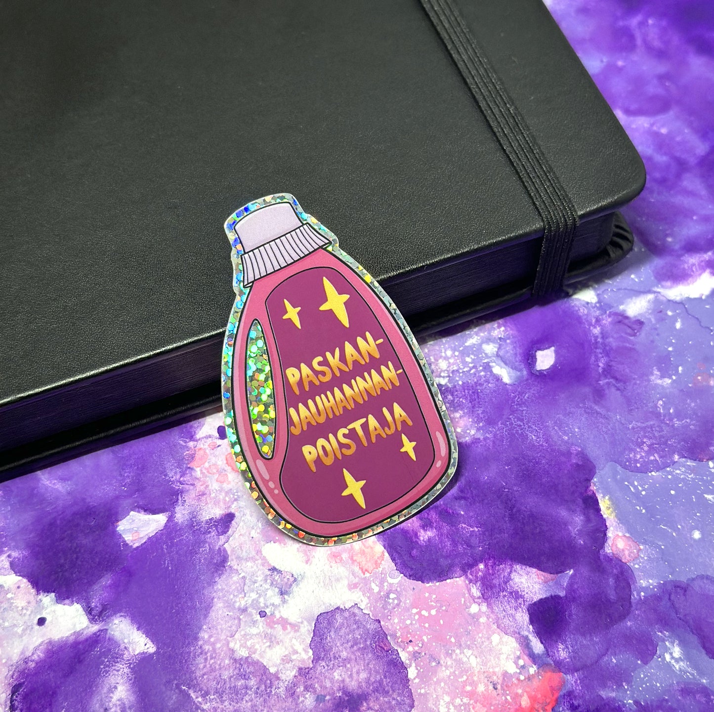 Paskanjauhannanpoistaja - Säänkestävä tarra