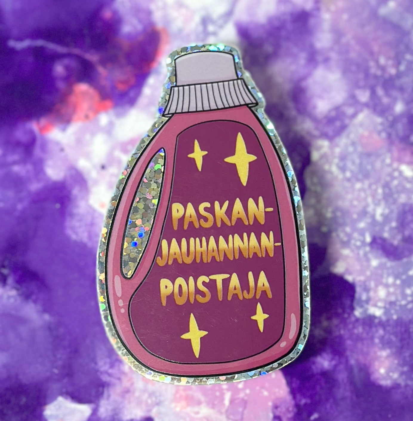 Paskanjauhannanpoistaja - Säänkestävä tarra