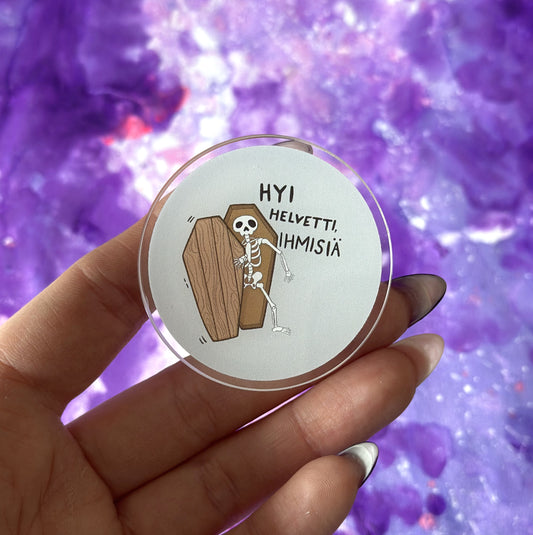 Hyi helvetti, ihmisiä - Puhelinpidike *RAJOITETTU ERÄ*