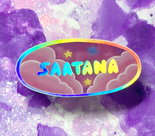 Saatana - Säänkestävä tarra