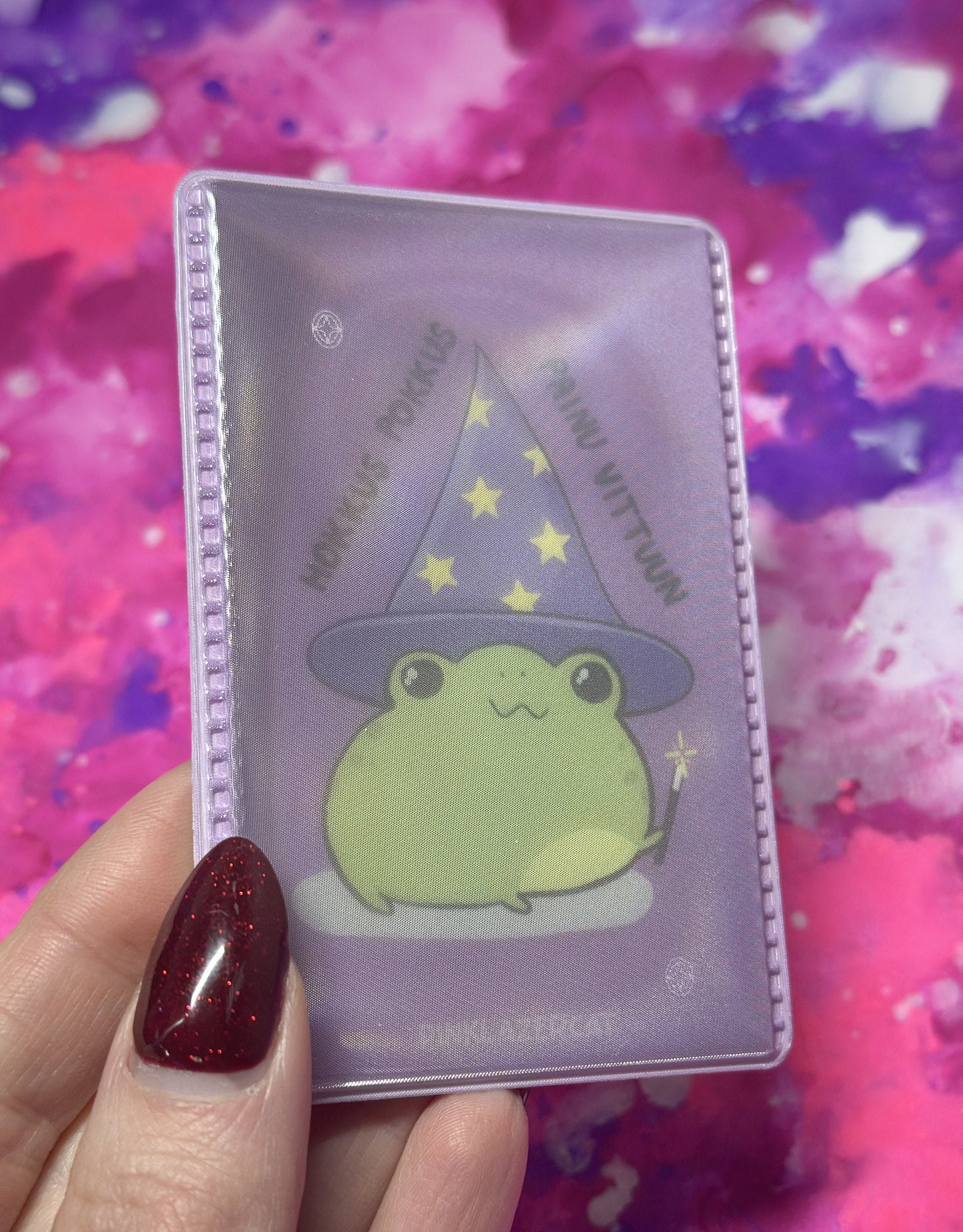 Hokkus pokkus painu vittuun - Heijastava matkakorttikotelo