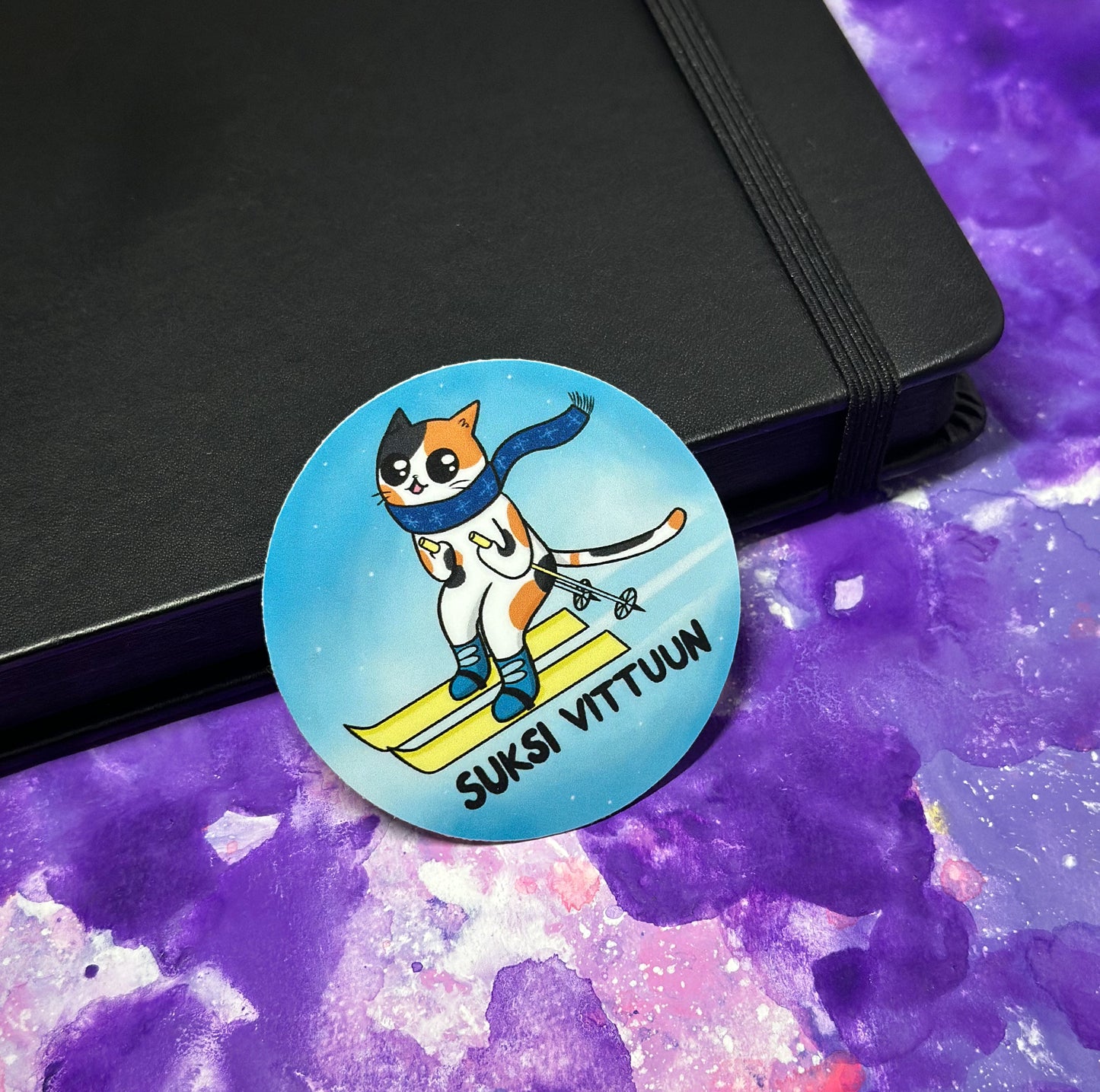 Suksi vittuun - Säänkestävä tarra