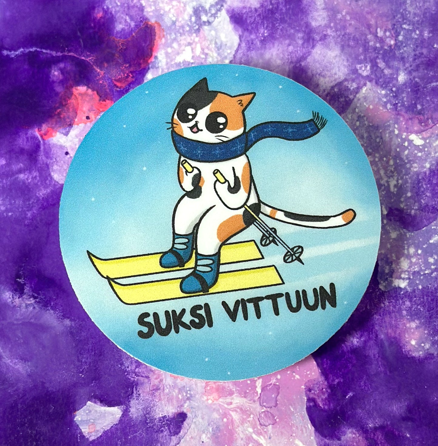 Suksi vittuun - Säänkestävä tarra