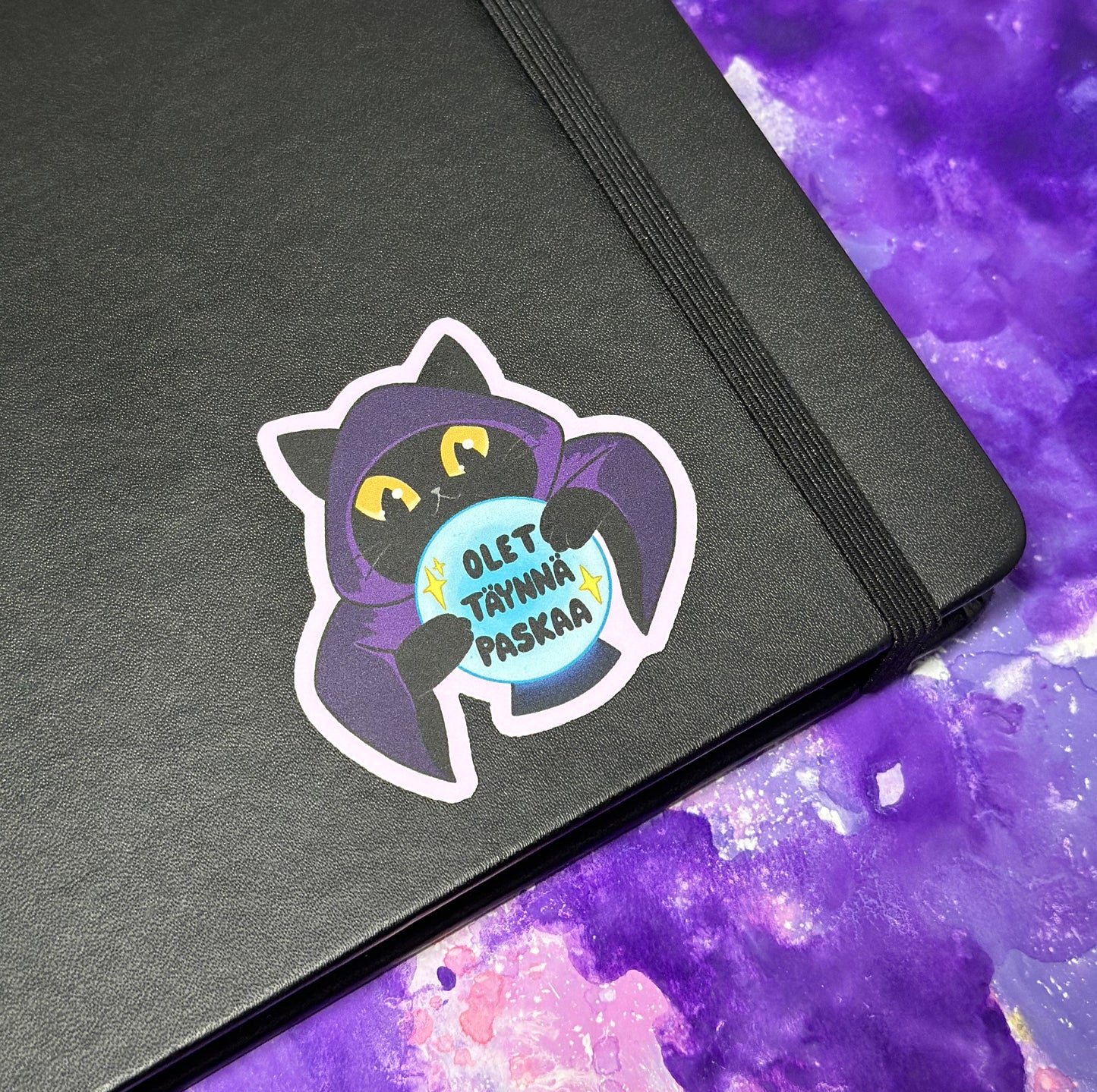 Olet täynnä paskaa - Säänkestävä tarra