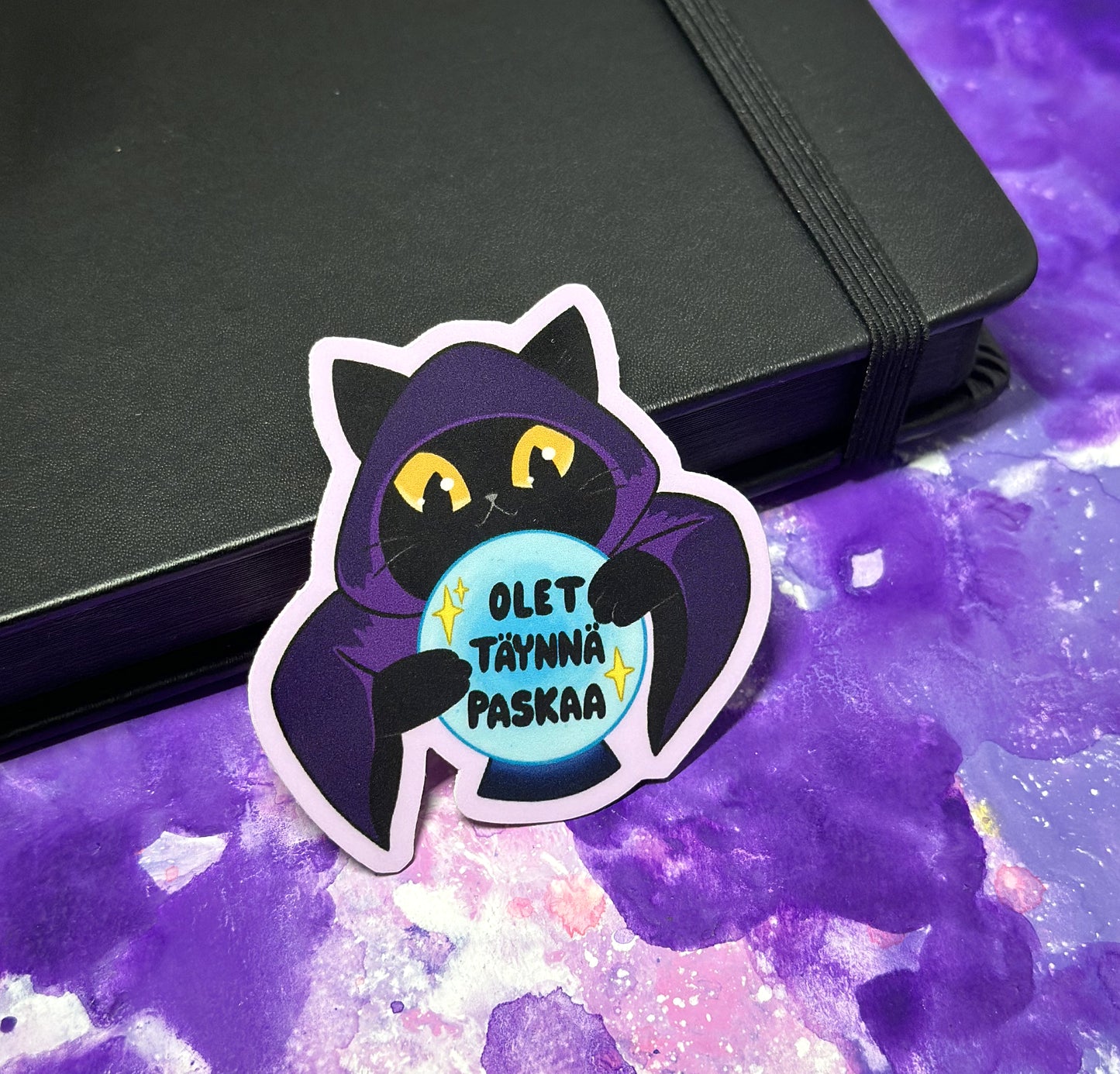 Olet täynnä paskaa - Säänkestävä tarra