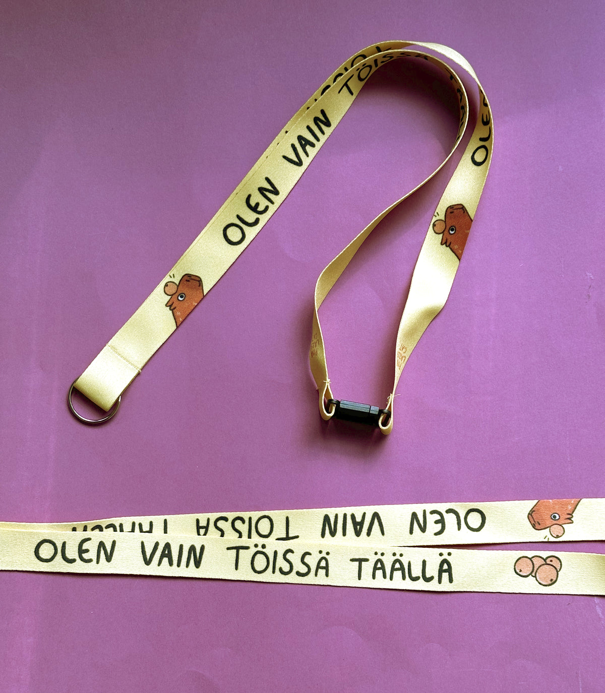 Olen vain töissä täällä - Avainnauha