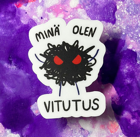 Minä olen vitutus - Tarra